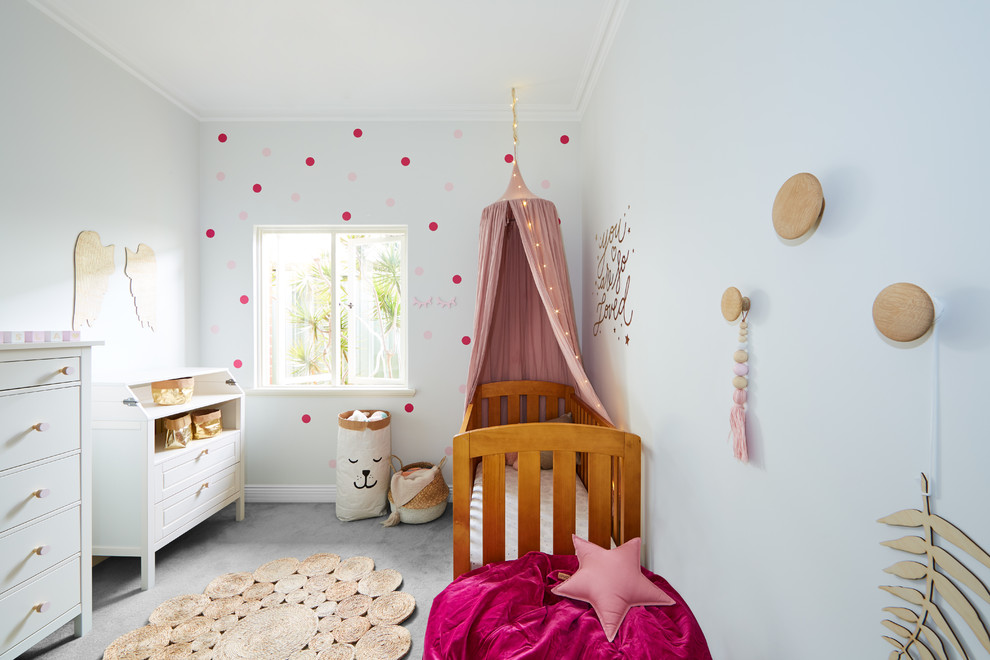 Inspiration for a transitional bedroom remodel in Perth