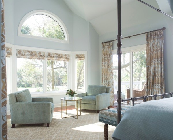Elegant bedroom photo in Charleston