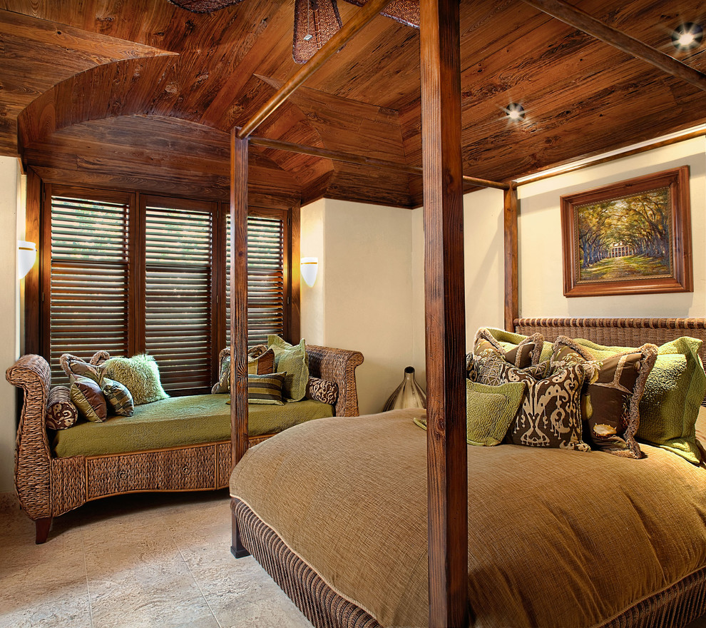 Example of a transitional bedroom design in Atlanta