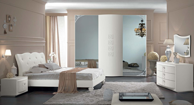 Italian Neoclassical Bed / Bedroom Orchidea by Spar - $1,985.00 -  Contemporáneo - Dormitorio - Nueva York - de MIG Furniture Design, Inc. |  Houzz