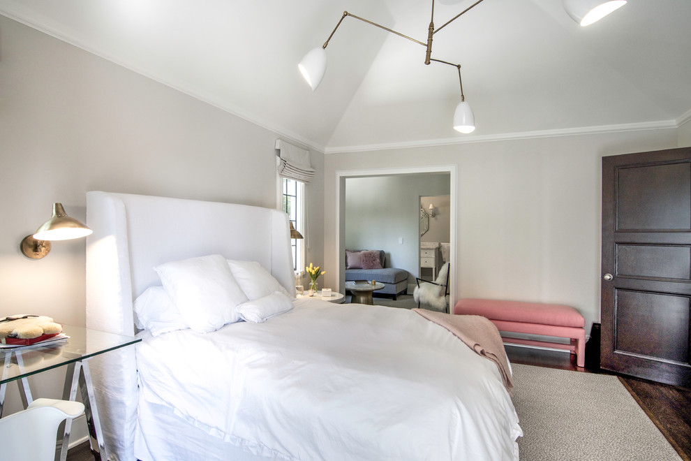 Italian Villa Hancock Park Mediterráneo Dormitorio Los Ángeles