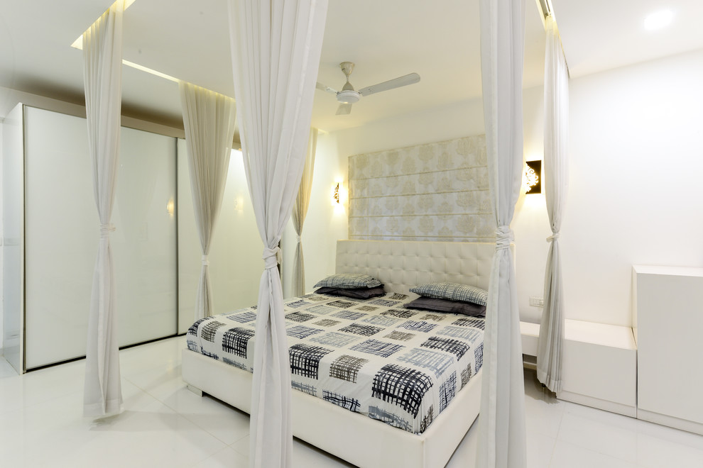 Jayabheri orange county apartment Modern Bedroom Hyderabad by