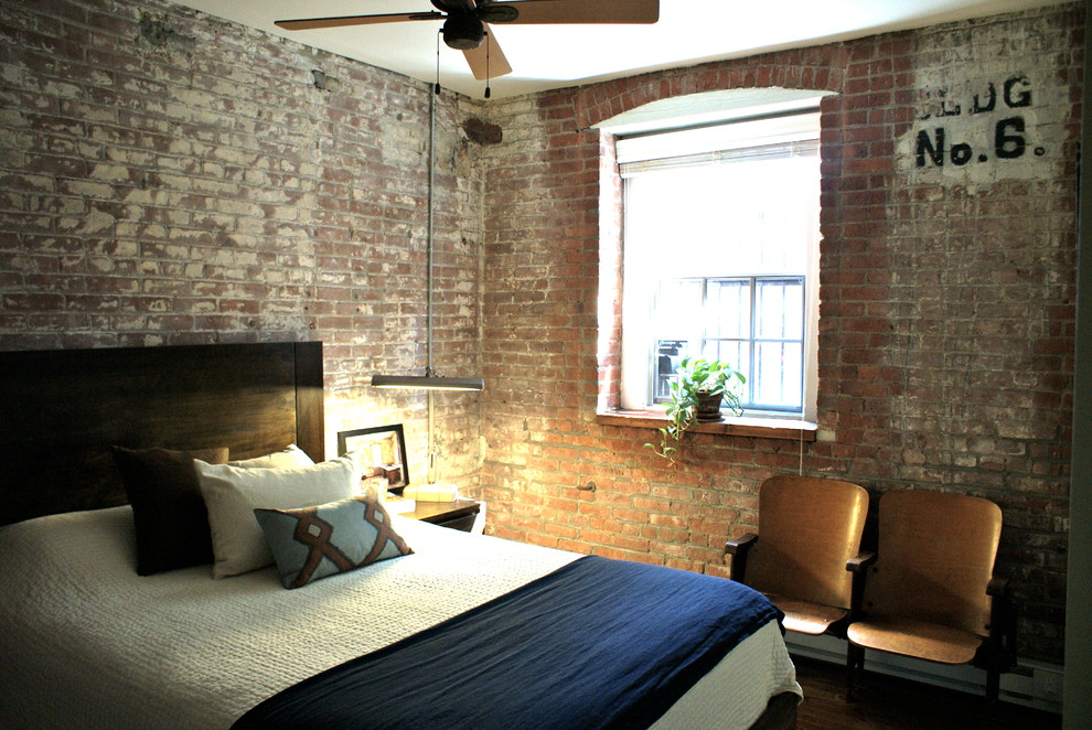 This is an example of an urban bedroom in New York.