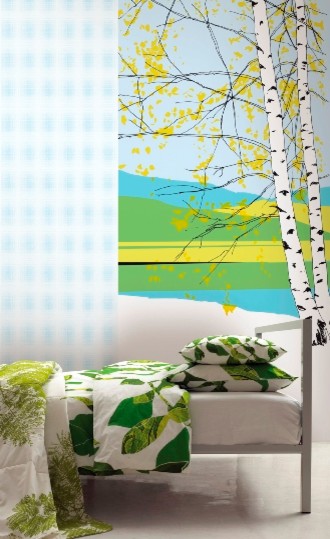 Kaiku Mural available at NewWall - Modern - Bedroom - Toronto - by NewWall  | Houzz