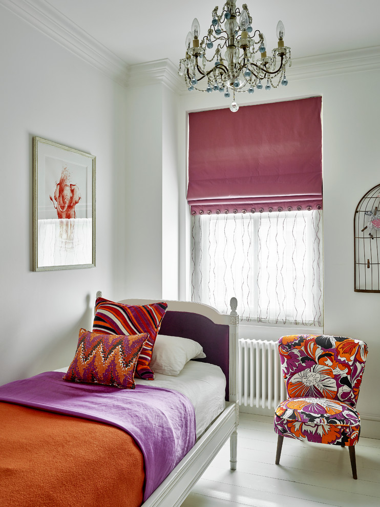 Inspiration for an eclectic bedroom remodel in London