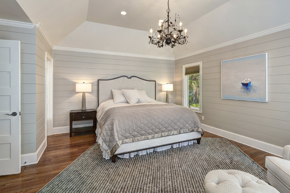 Transitional bedroom photo in Charleston