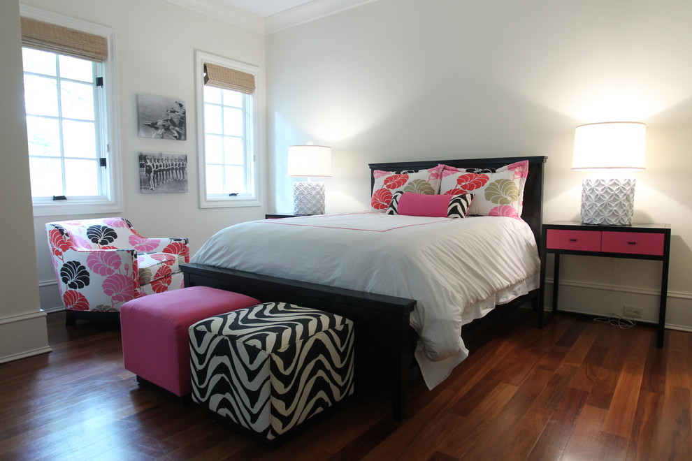 Example of a beach style bedroom design in Charleston