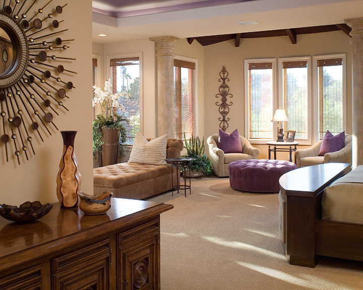 Modernes Schlafzimmer in San Diego
