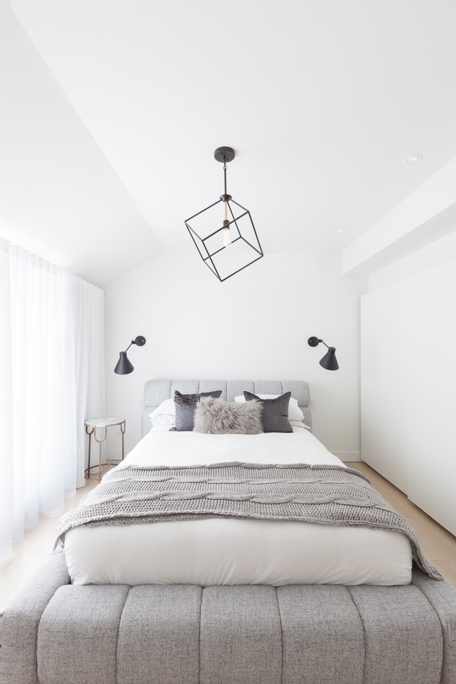 Danish bedroom photo in Montreal