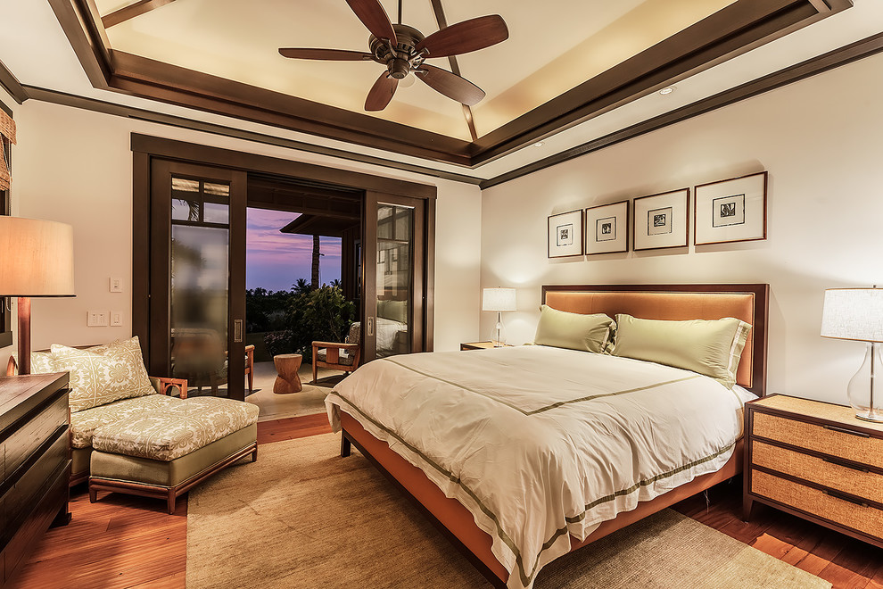 Стильный дизайн: гостевая спальня (комната для гостей) в морском стиле - последний тренд