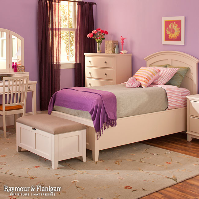Kylie Twin Bedroom Set Bedroom New York by Raymour & Flanigan Furniture and Mattresses Houzz