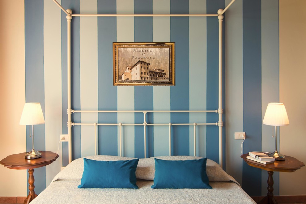 Elegant bedroom photo in Florence