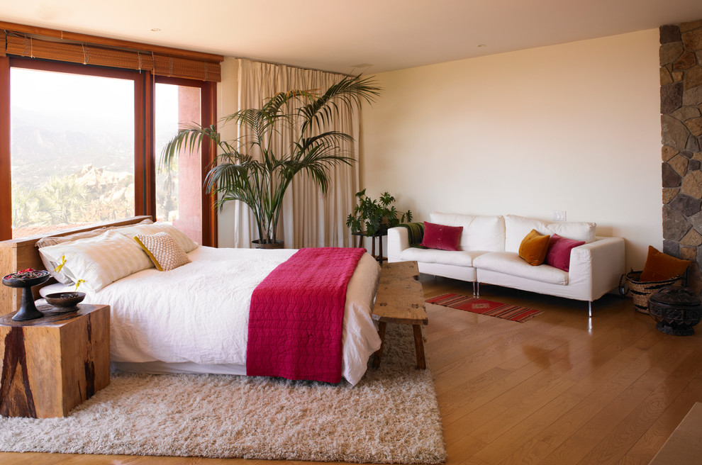 Example of a southwest bedroom design in Los Angeles