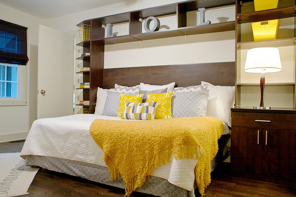 Inspiration for a modern bedroom in Nashville.