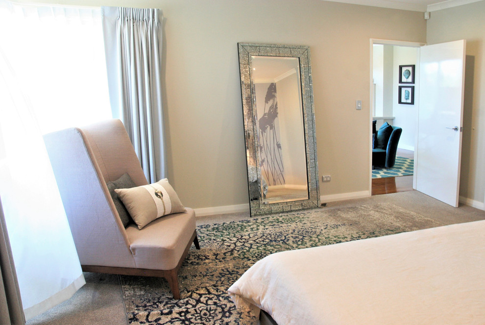 Leaner Mirror Eclectic Bedroom Perth by Despina Design Houzz