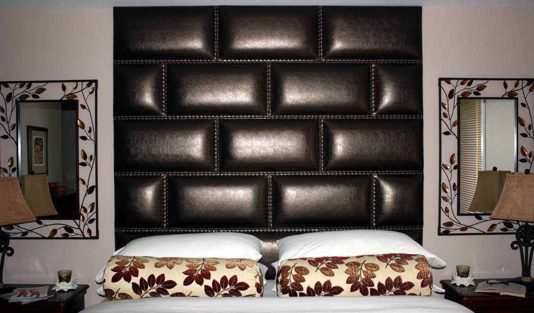 Leather Nail Upholstered Wall, Custom Upholstered Headboards Toronto