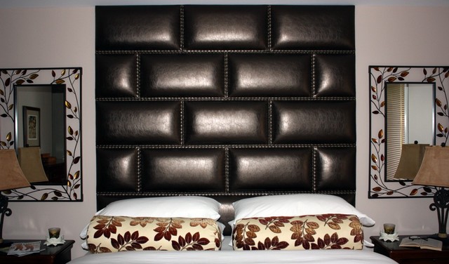 Leather Nail Upholstered Wall, How To Nail Headboard Wall