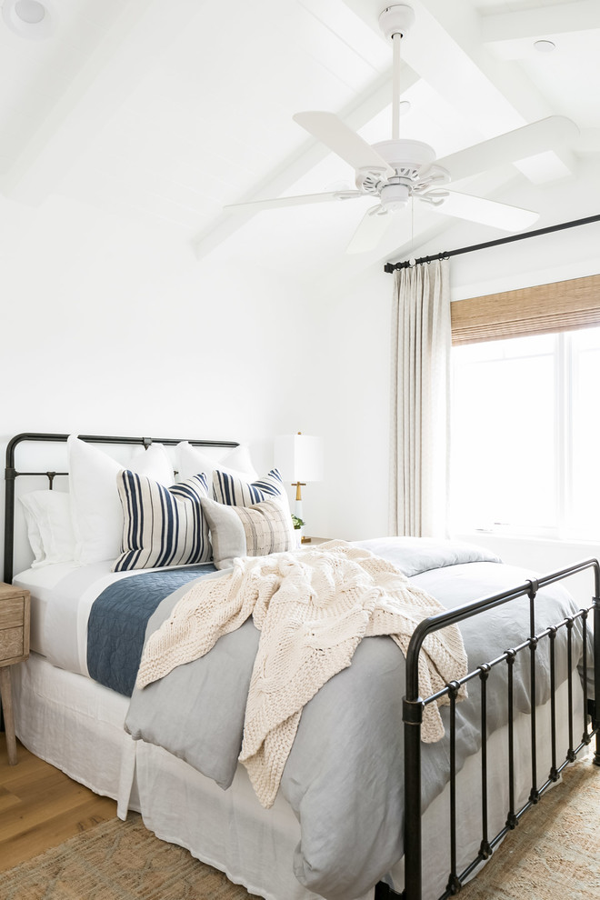 Inspiration for a coastal bedroom remodel in Orange County