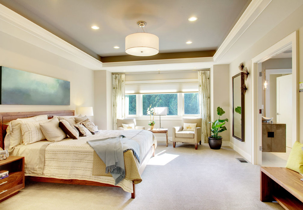 Light & Airy Bedroom Renovation - Contemporary - Bedroom - Dallas - by ...