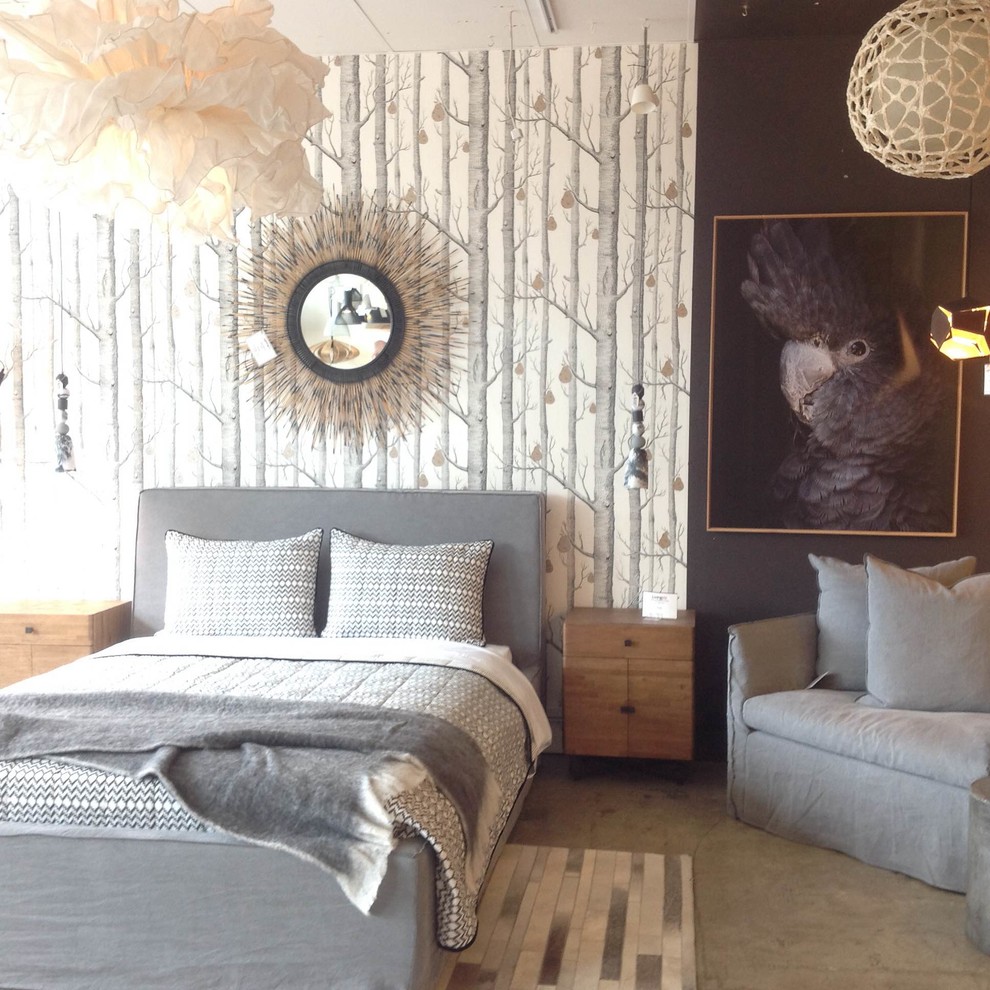 Bedroom - eclectic bedroom idea in Geelong