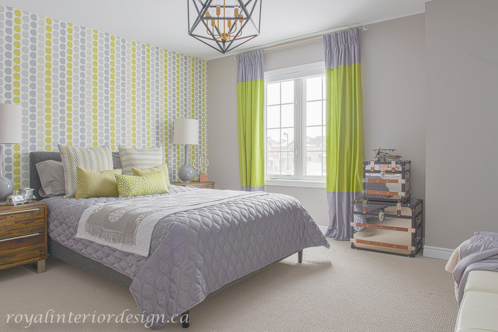 Lime Green Bedroom Modern Bedroom Toronto By Royal Interior Design Ltd Houzz