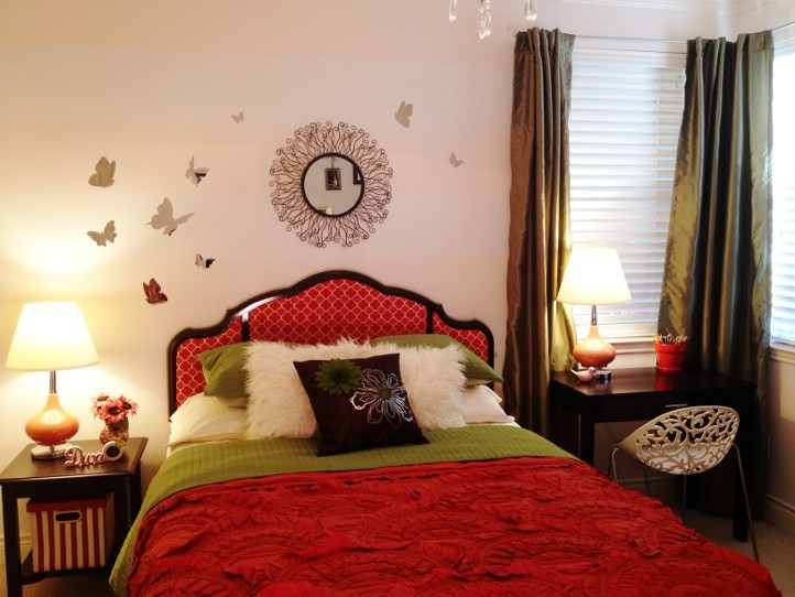 Design ideas for a mediterranean bedroom in Austin.