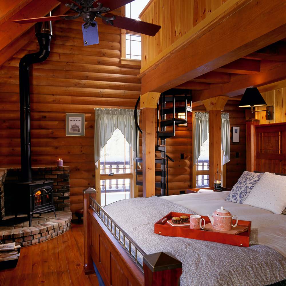 75 Traditional Bedroom with a Wood Stove Ideas You'll Love - July, 2023 |  Houzz