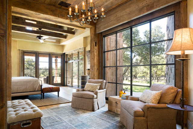 Llano Ranch - Rustikal - Schlafzimmer - Austin - von Cornerstone Architects
