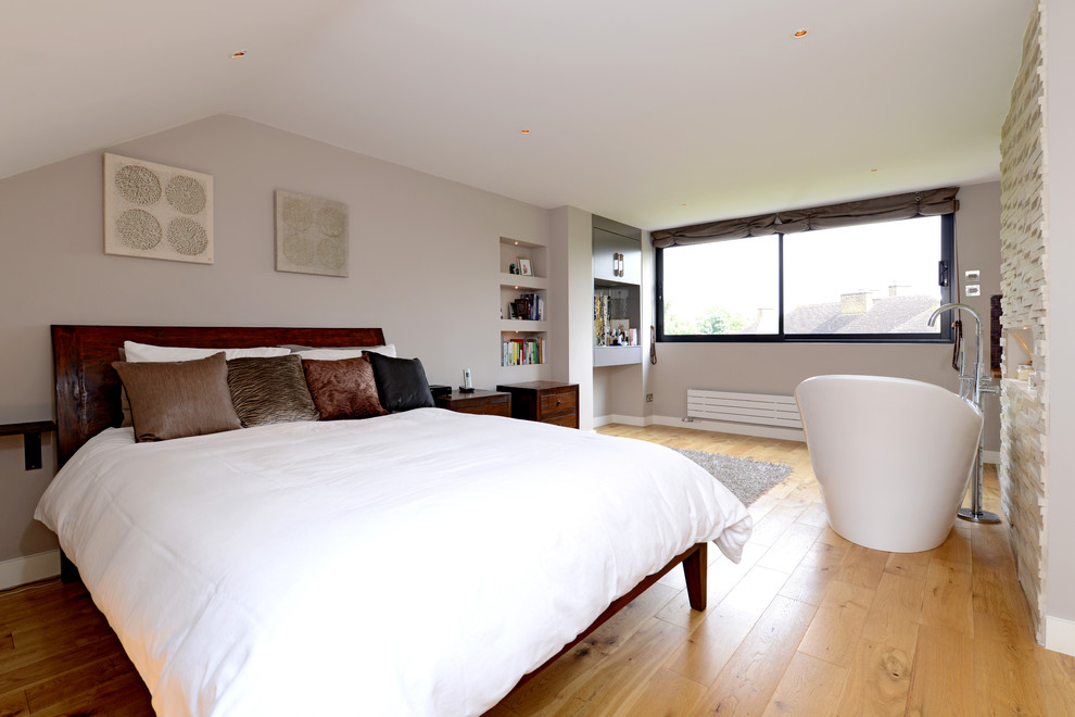 Loft & Rear Extension Contemporary Bedroom London by Cupola Design Ltd Houzz