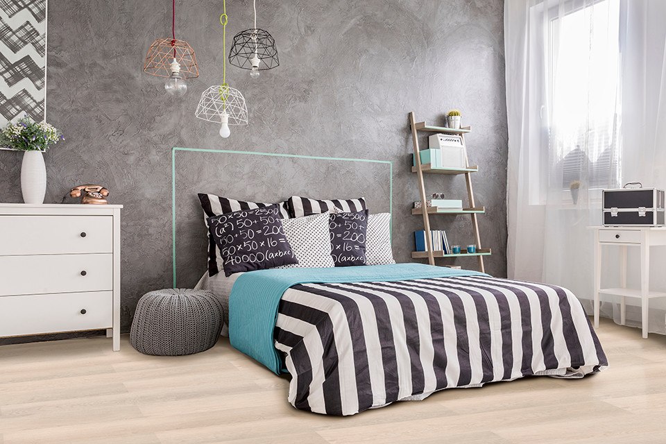 LVT Luxury Vinyl Tiles Modern Bedroom London by Wood and Beyond Houzz