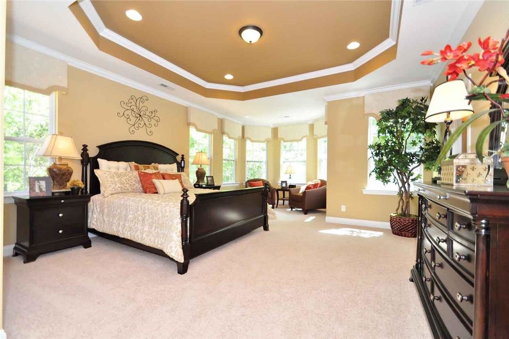 Transitional bedroom photo in Charlotte