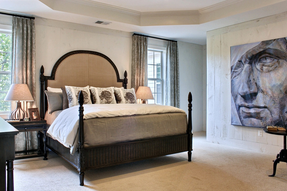Inspiration for a contemporary bedroom in DC Metro.