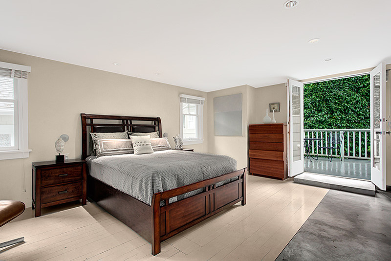 Madrona Neighborhood Modern House Traditional Bedroom Seattle