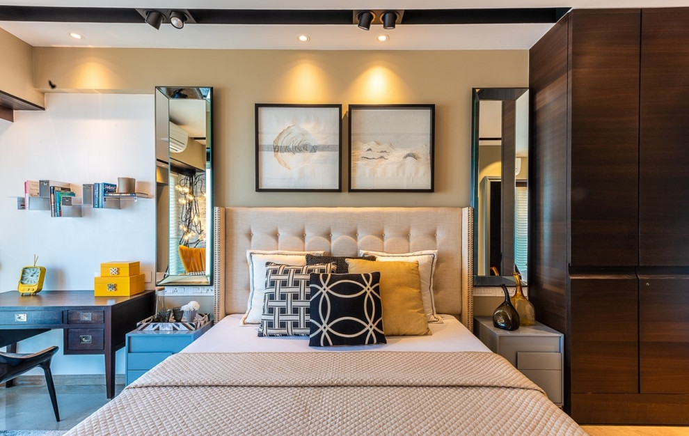 Mahalaxmi residence Bedroom Mumbai by a&k Design Studio