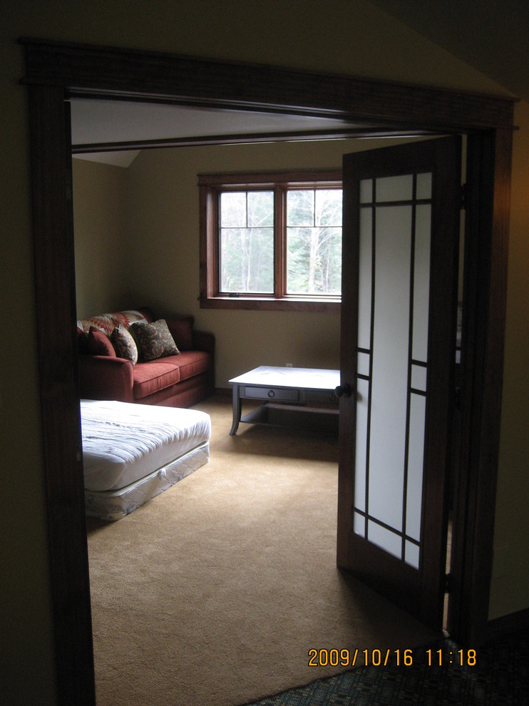 Bedroom - eclectic bedroom idea in Burlington