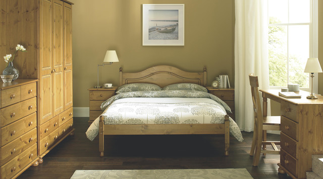 Malmo Solid Scandinavian Stained Pine Free-standing Bedroom Furniture -  Traditional - Bedroom - Hampshire | Houzz IE