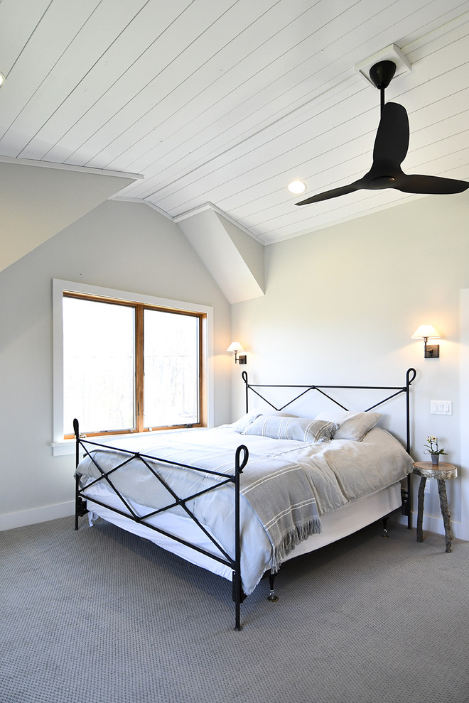 Inspiration for a farmhouse bedroom remodel in Minneapolis