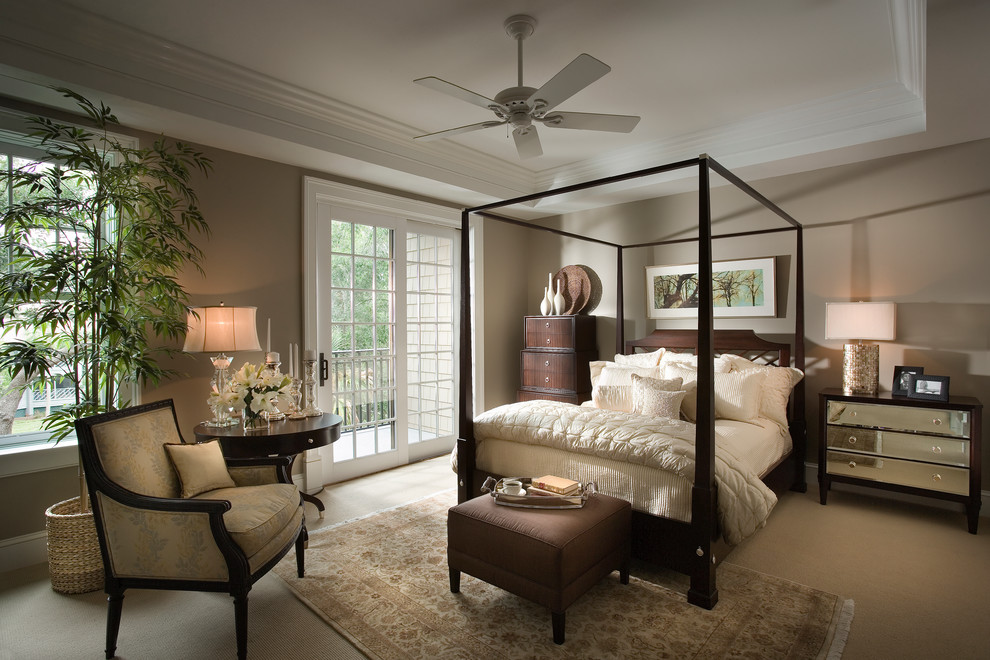 Inspiration for a classic bedroom in Charleston.