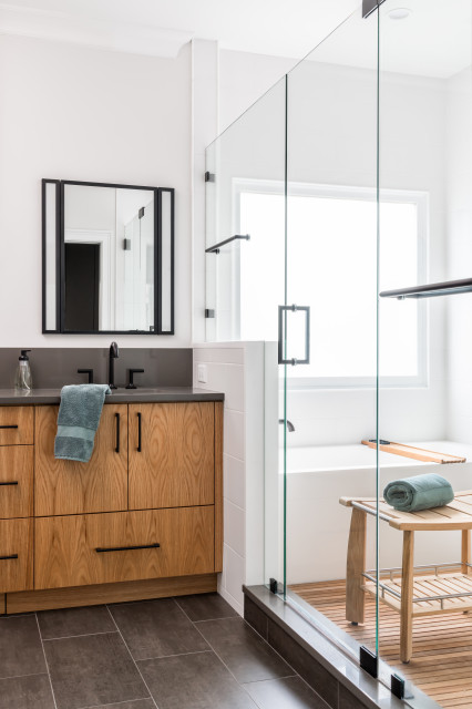 Master Bathroom With Teak Shower Floor Contemporary Bedroom Atlanta By Innovative Construction Inc - Teak Tiles Bathroom Master Bathroom With Teak Shower Floor Contemporary Bedroom Atlanta By Innovative Construction Inc - Teak Tiles Bathroom