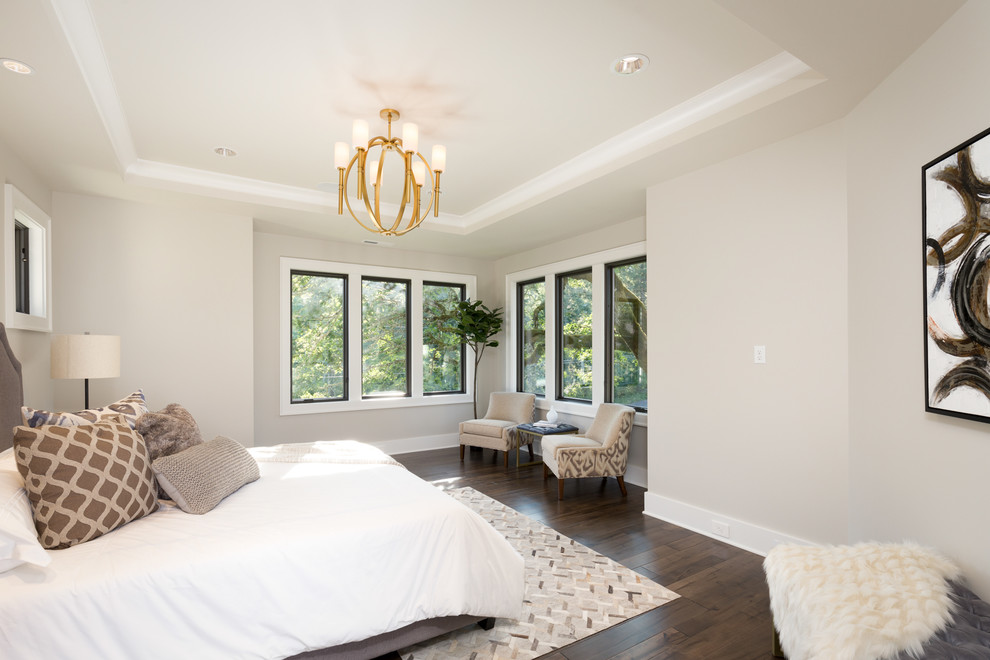Inspiration for a transitional bedroom remodel in Portland