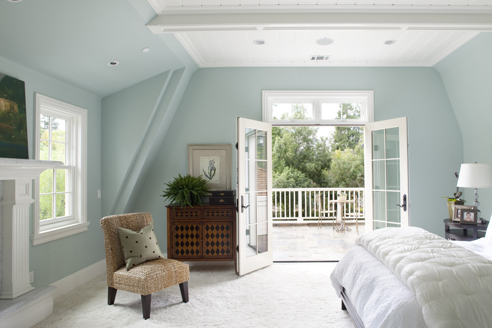 Bedroom - traditional bedroom idea in San Francisco