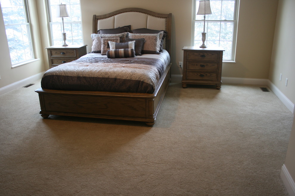 Master Bedroom Carpet Traditional Bedroom Chicago by Tudor