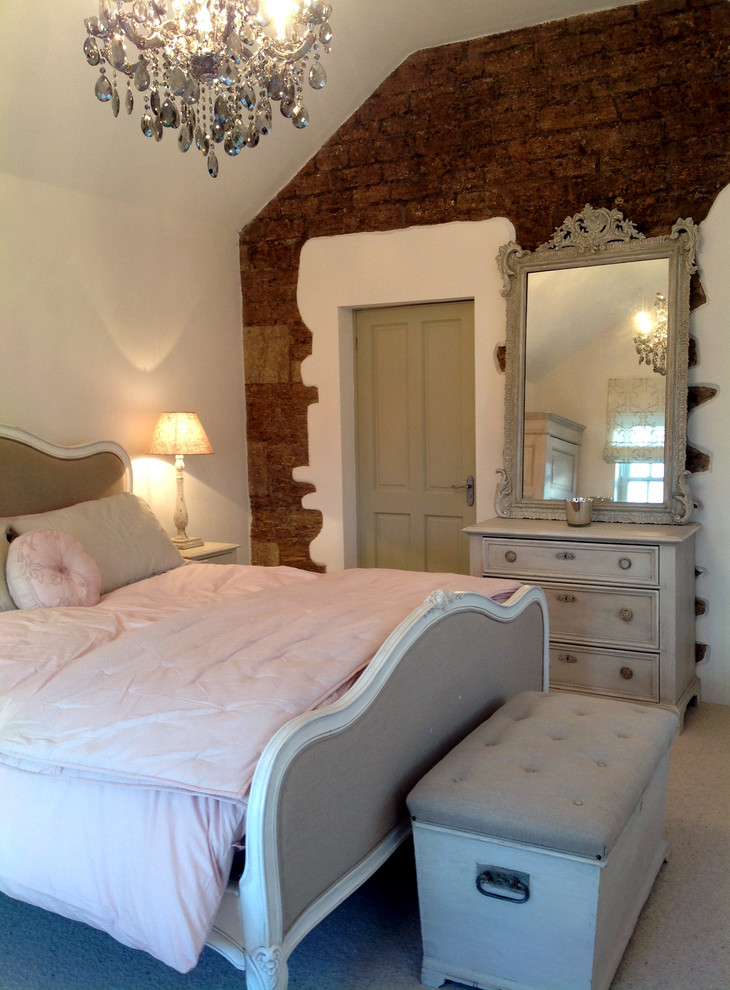 Master Bedroom Cottage in the Cotswolds Shabbychic Style Bedroom Wiltshire by Julie