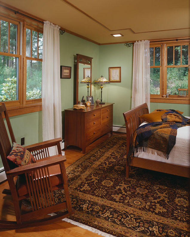 Foto di una camera da letto american style