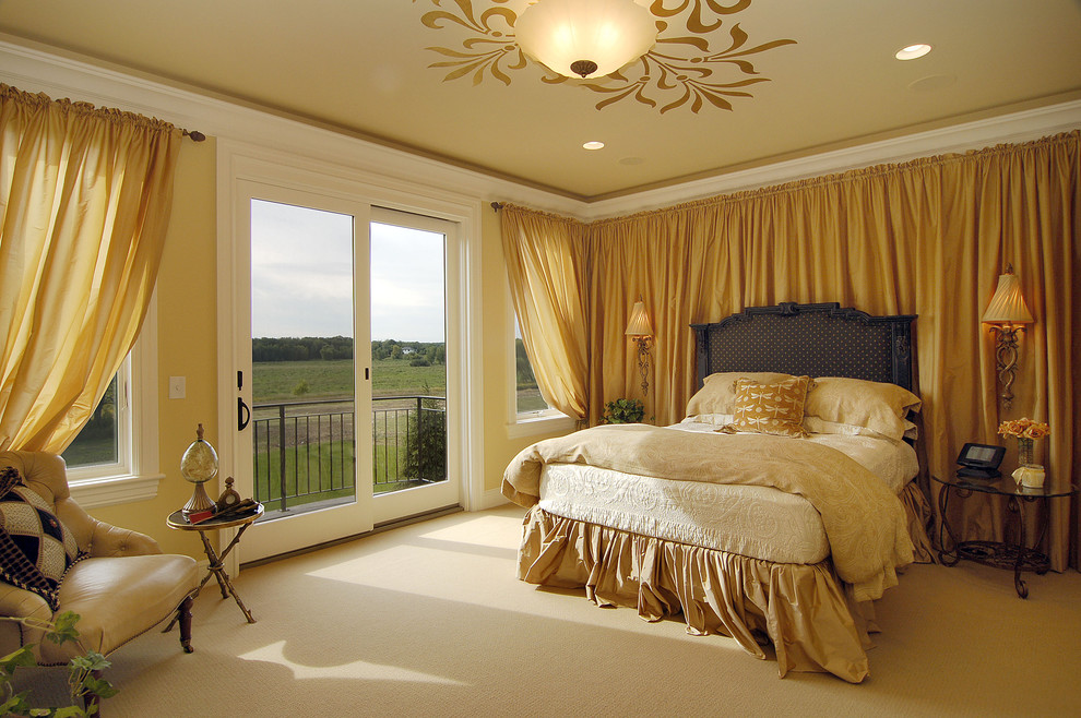 Elegant master bedroom photo in Minneapolis
