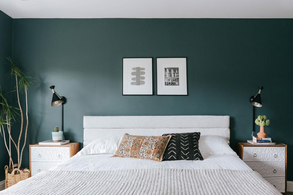 Large trendy master bedroom photo in San Francisco