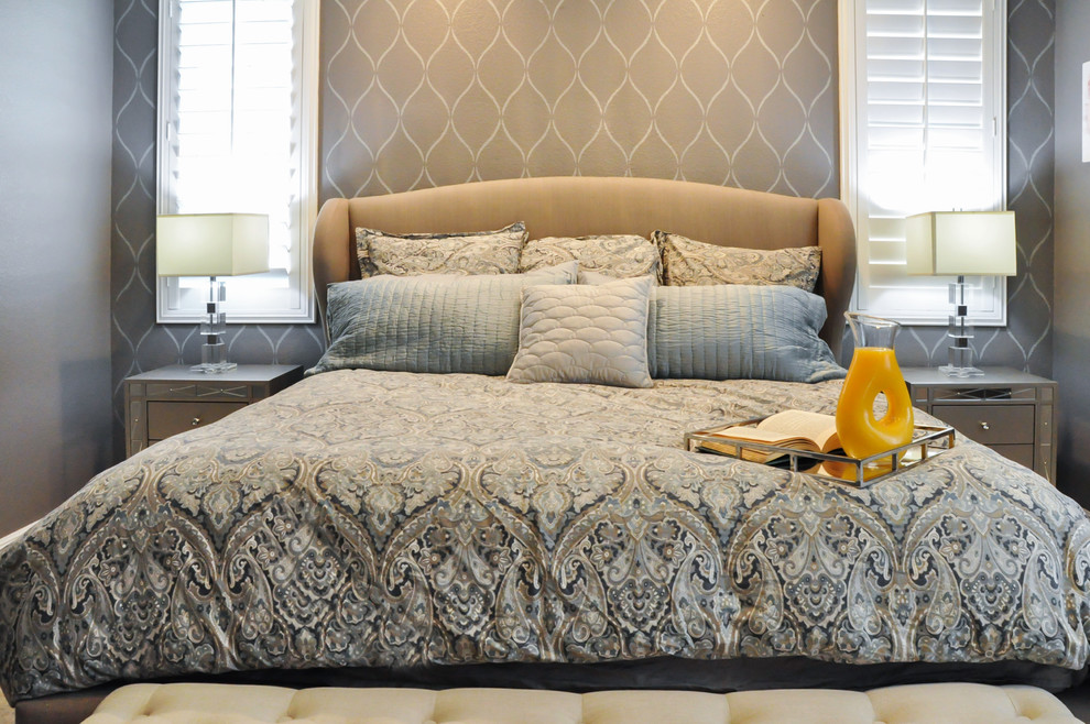 Master Bedroom Retreat Traditional Bedroom Los Angeles by Sandi