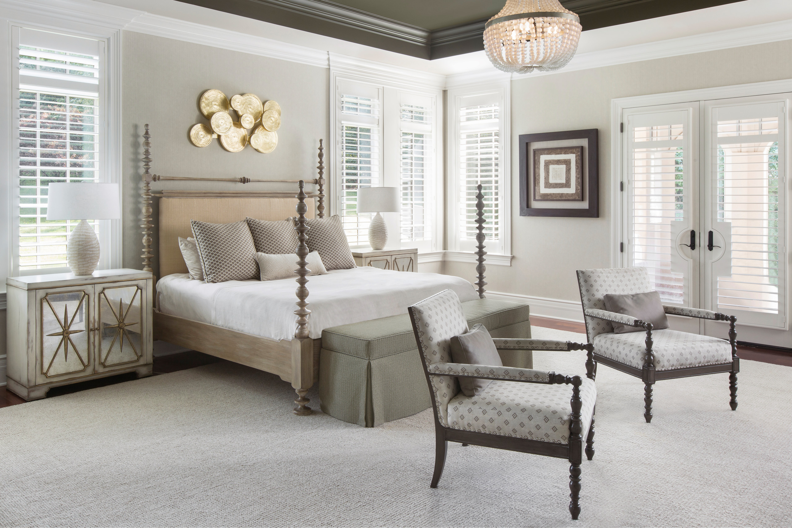 white transitional bedroom furniture