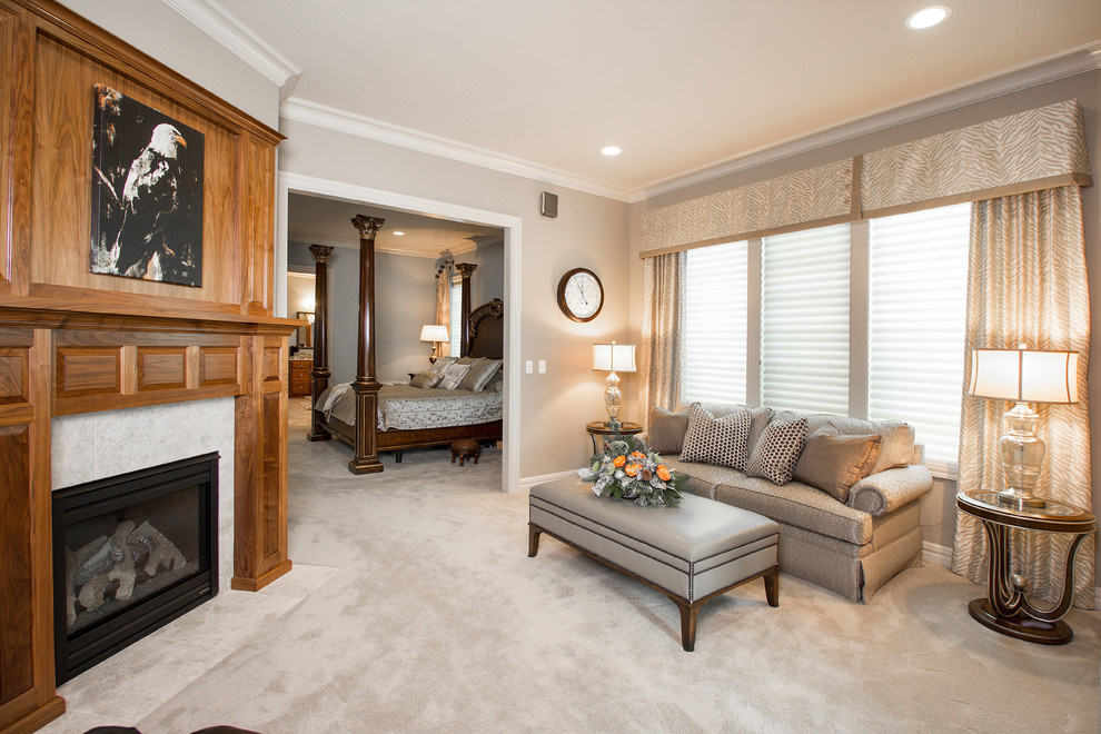 Master Bedroom Sitting Area - Traditional - Bedroom - Portland - by