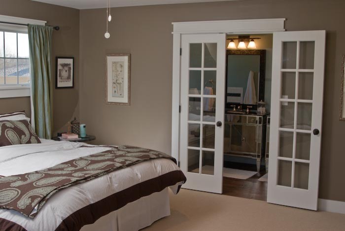 Inspiration for a craftsman bedroom remodel in Indianapolis